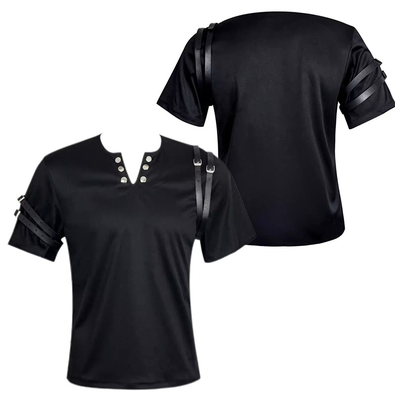 Anime Merchandise Online - Camiseta Preta de Manga Curta Michael