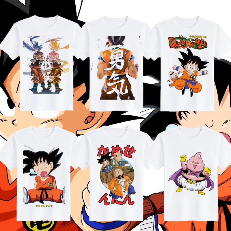 Anime Merchandise T-Shirts - 2026 Nova Coleção Dragon Ball: Camiseta
