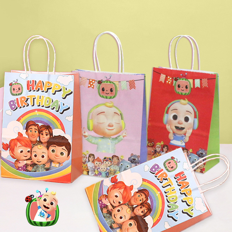 Anime Merchandise Bag - Cocomelons festa presente saco conjunto bonito