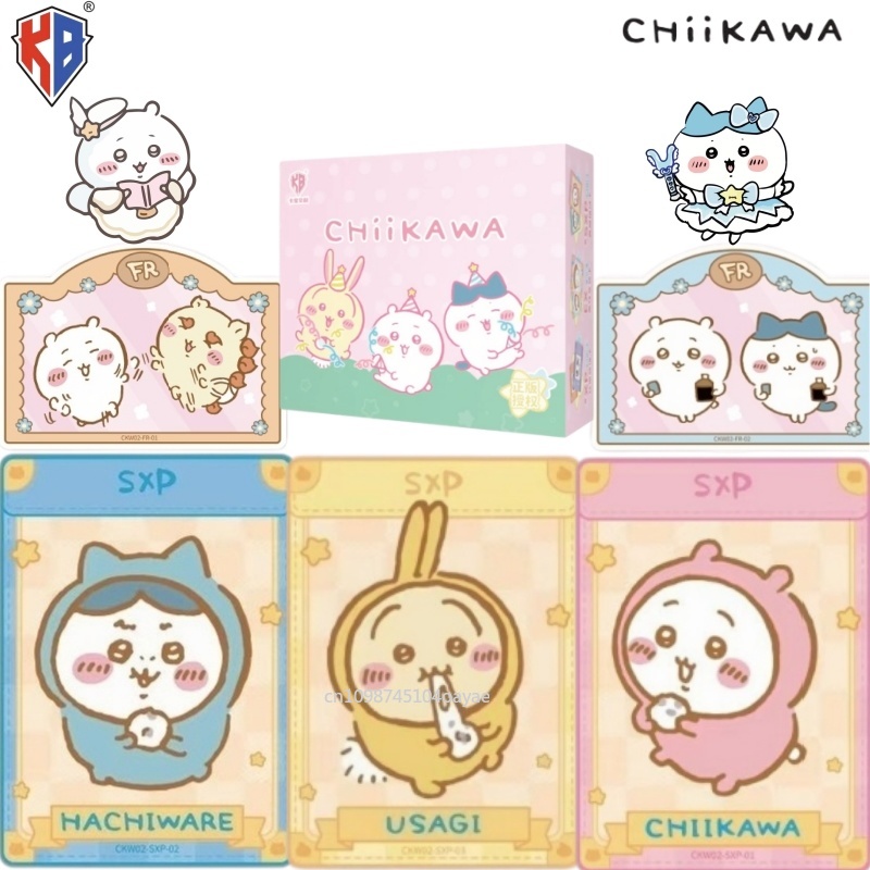Anime Merchandise Bd - Cartões Colecionáveis Oficialmente Licenciados KABAO Chiikawa