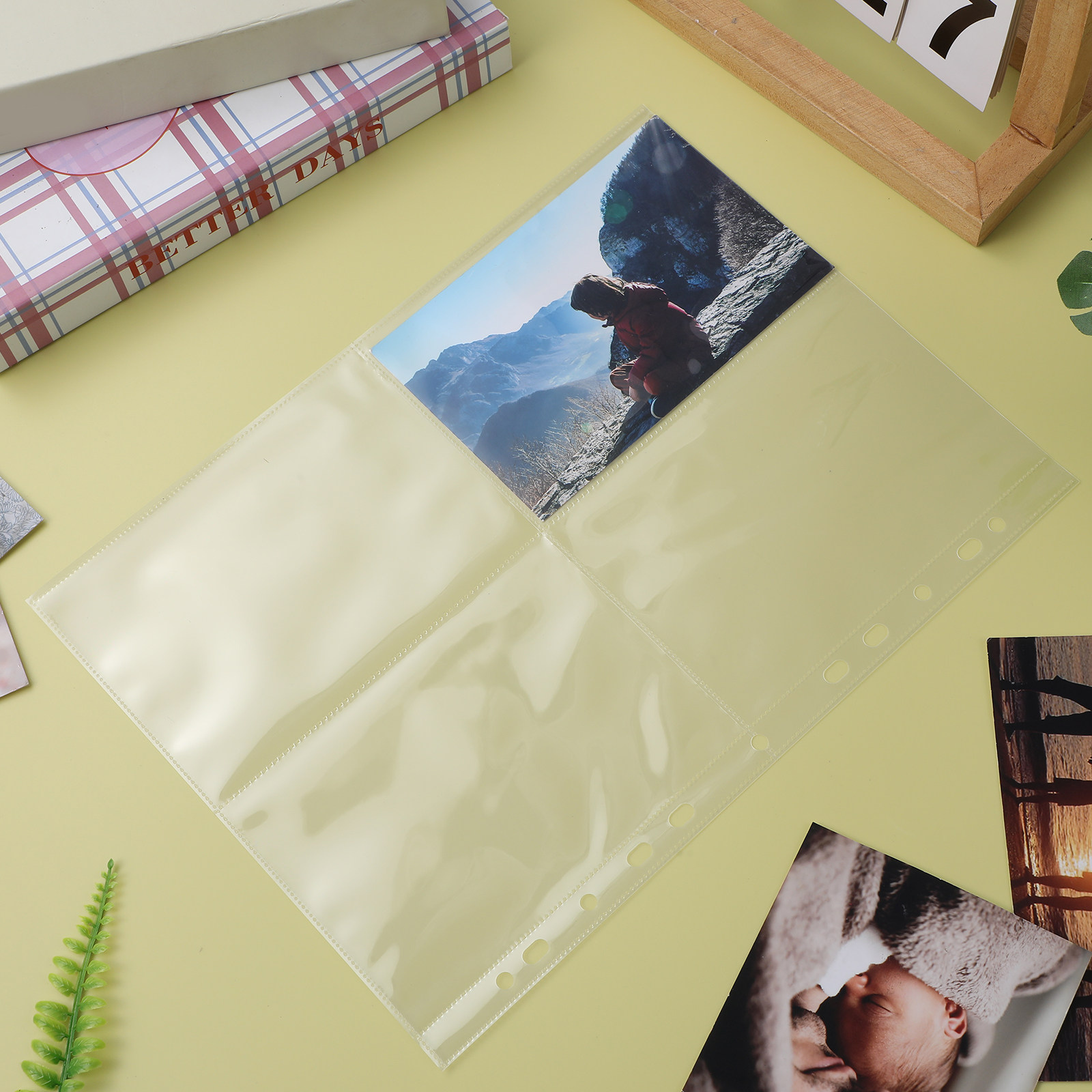 Collector Card Sleeve - 30 folhas de fichário A4 transparentes