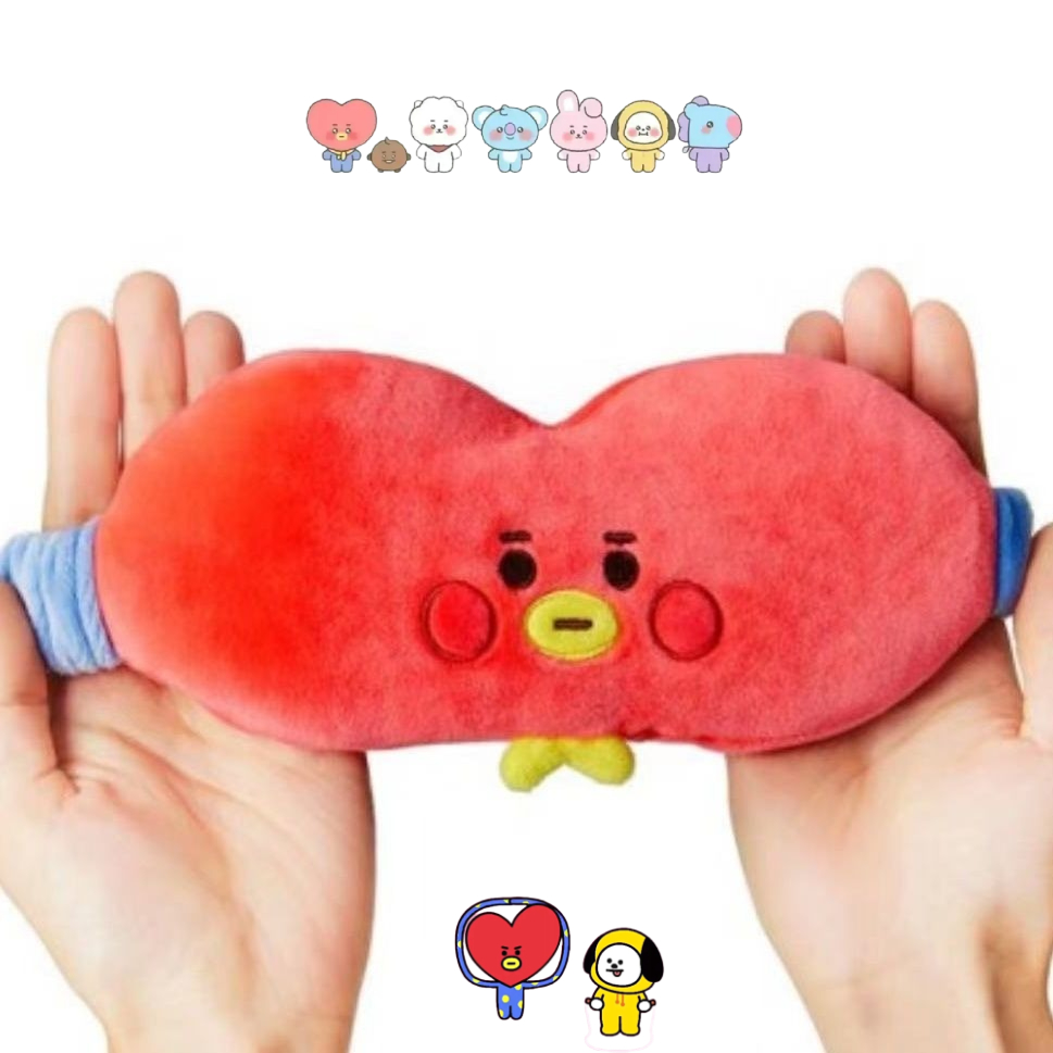 Cute Anime Merchandise - Máscara de olhos de pelúcia fofa