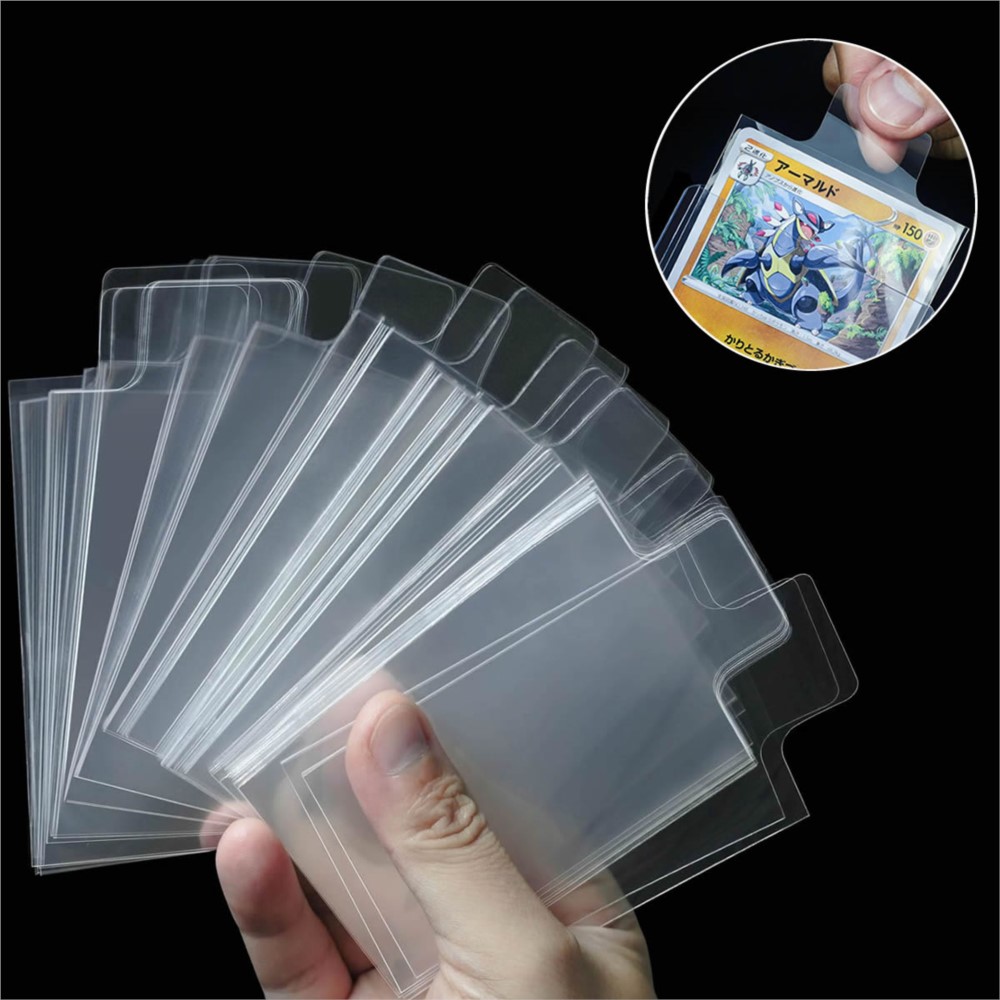 Collector Card Sleeve - 100-500 Unidades de Protetores Transparentes para