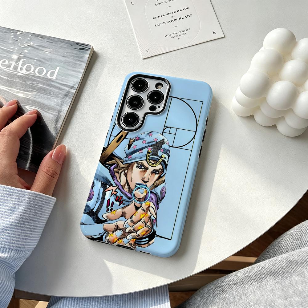 Phone Case Anime - Capa de Telefone Anime J-JOJO Steel