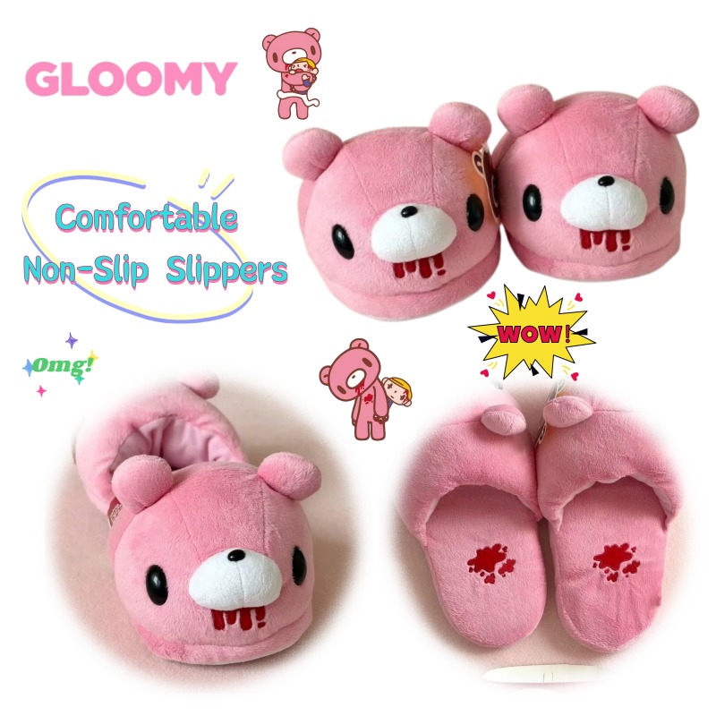 Anime Merchandise Japan - Chinelo de Algodão Gloomy Bear Anime