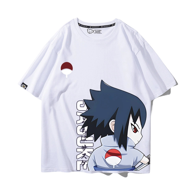 Anime Merchandise T-Shirts - Camiseta de Algodão Puro para Estudantes