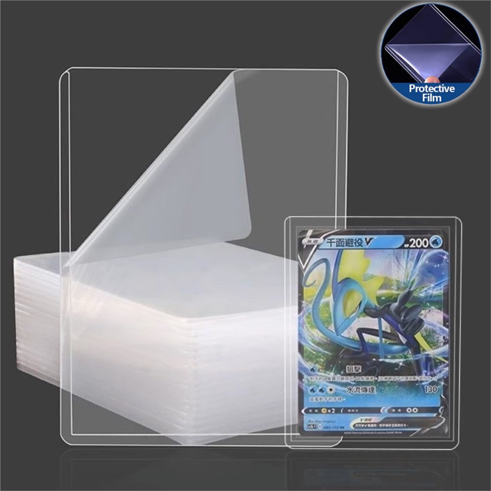 Collector Card Sleeve - 25-100 unidades de capas rígidas transparentes