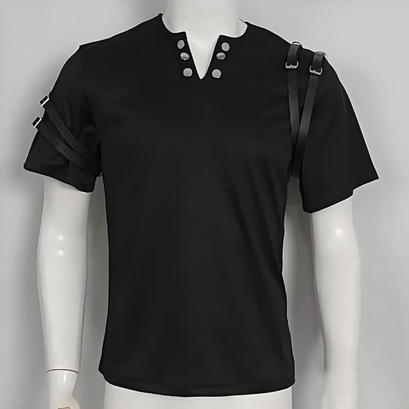Camiseta Preta de Manga Curta  - Anime Merchandise Online avaliação e preço