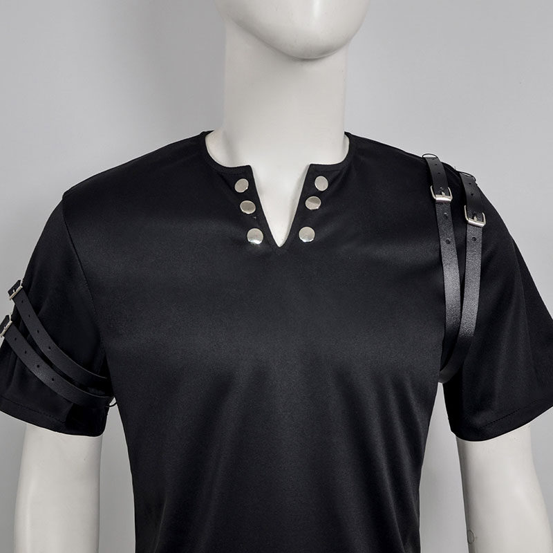 Camiseta Preta de Manga Curta  - Anime Merchandise Online avaliação e preço