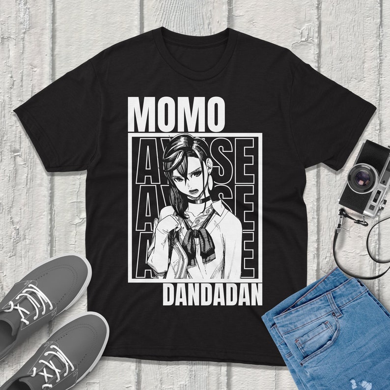 Momo ayase dandadan camiseta u - Anime Merchandise T-Shirts avaliação e preço