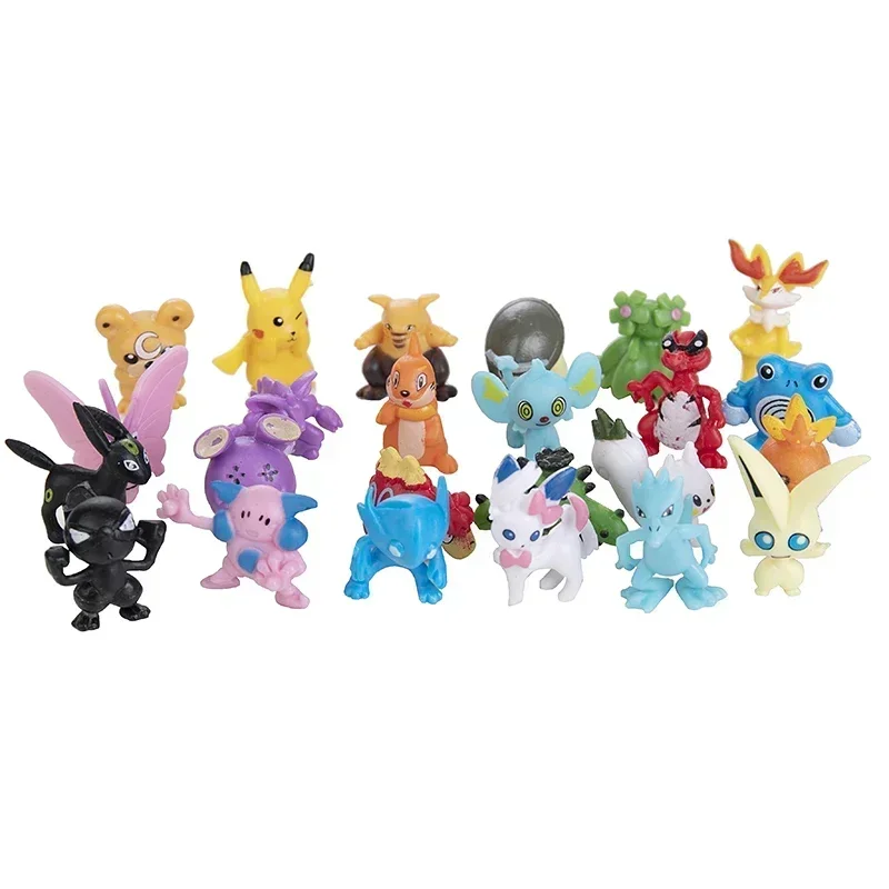 24 peças de Figuras de Ação Po - Pokemon Anime Merchandise avaliação e preço