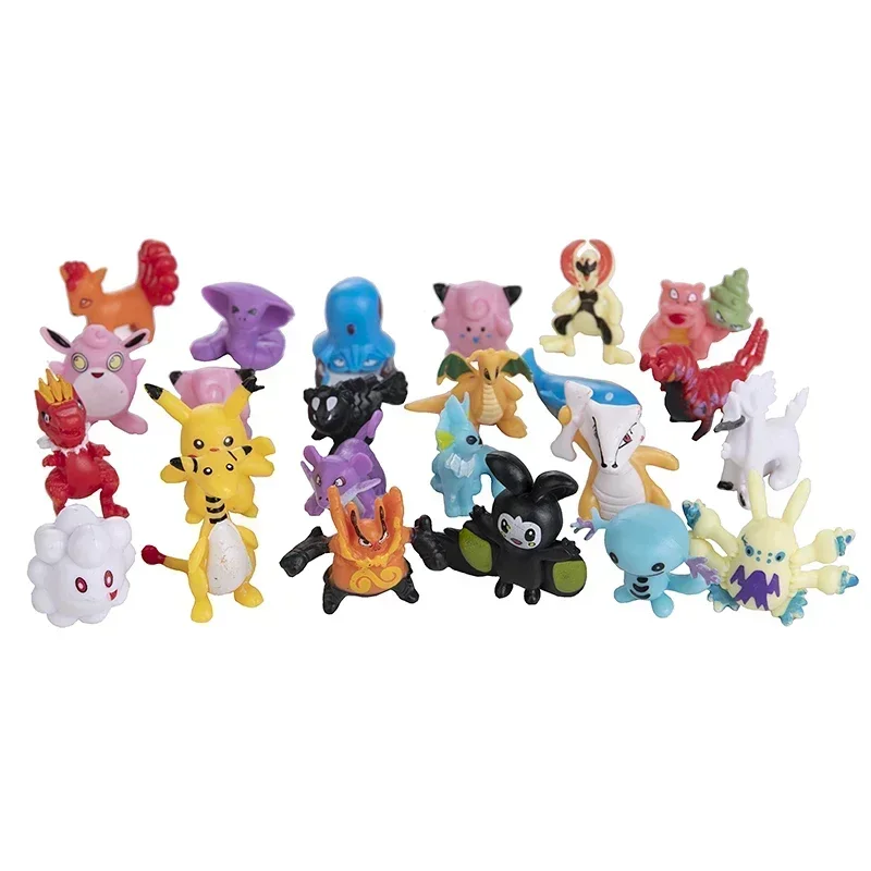 24 peças de Figuras de Ação Po - Pokemon Anime Merchandise avaliação e preço