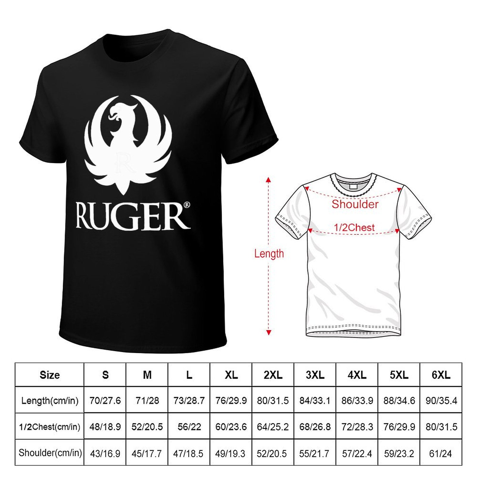 Camiseta com o logotipo da R.u - Anime Merchandise T-Shirts avaliação e preço