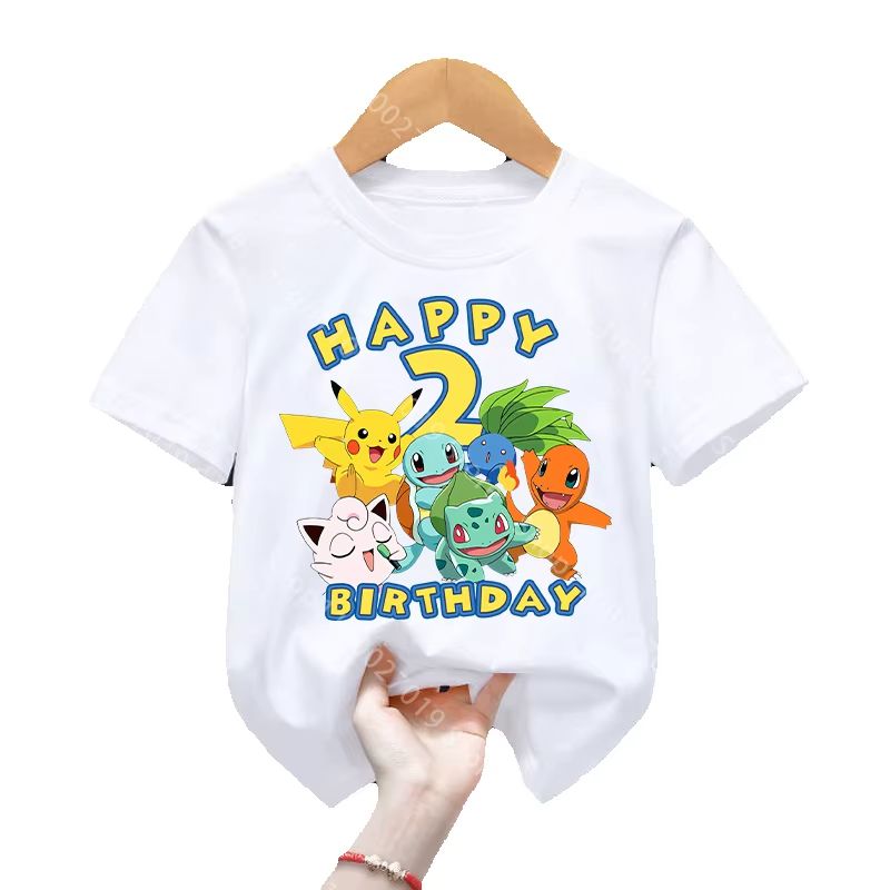 Camiseta de Aniversário com Es - Pokemon Anime Merchandise avaliação e preço