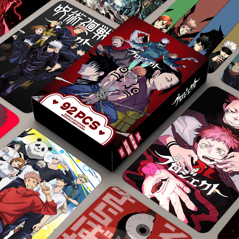 92 Cartas Jujutsu Kaisen de Du - Anime Merchandise Japan avaliação e preço