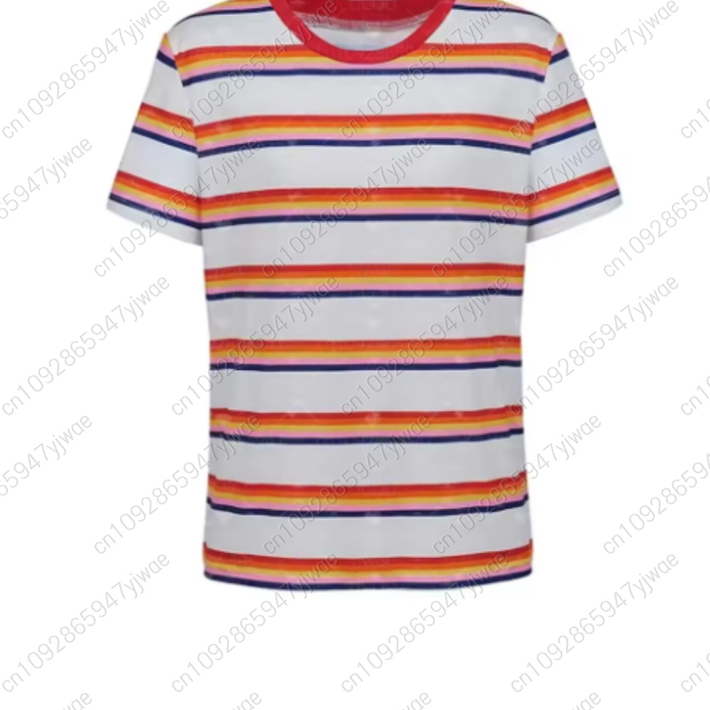 Camiseta Listrada Arco-Íris 20 - Anime Merchandise Online avaliação e preço